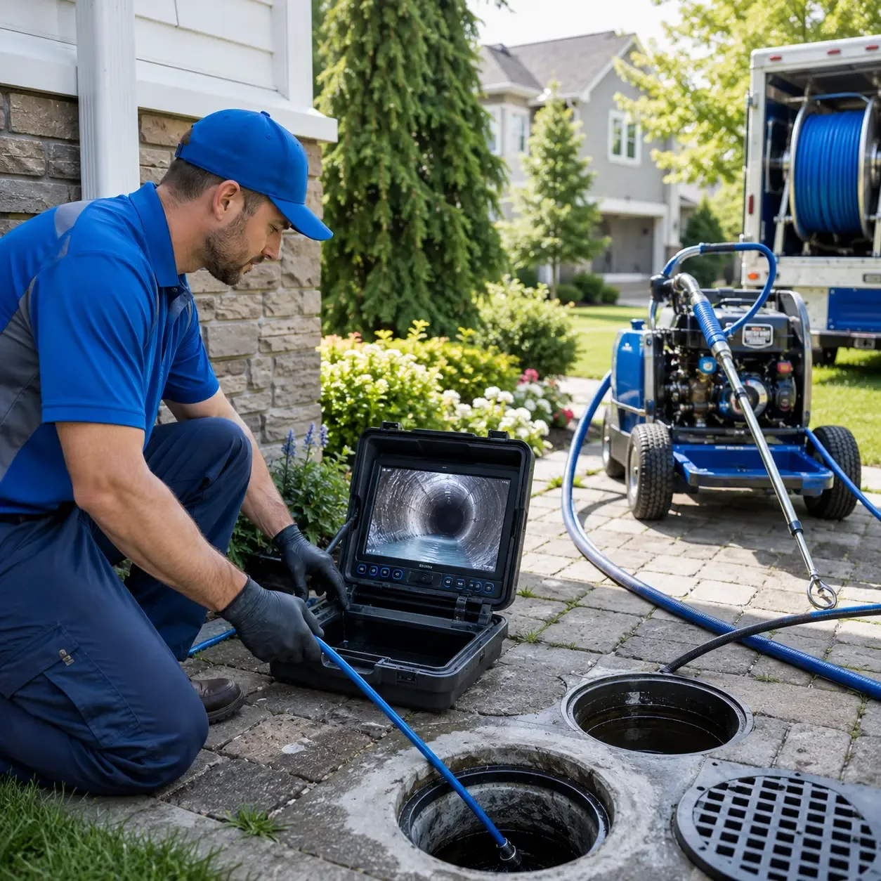 Outdoor drain cleaning professionals serving Long Island, KS