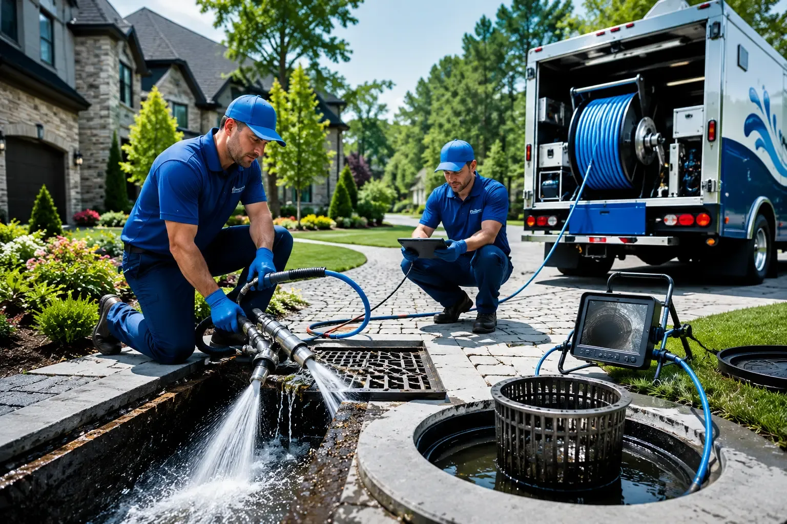 Local outdoor drain cleaning professionals in Long Island, KS